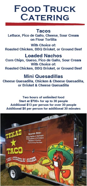 Taco Taco Truck menu